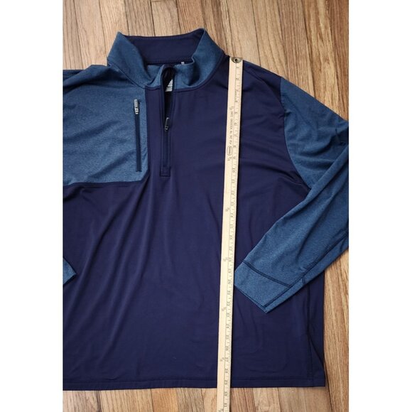 Callaway Golf Lightweight 1/4 Zip Pullover Weather Series Opti Dri 3XL Aquapel - Picture 2 of 7